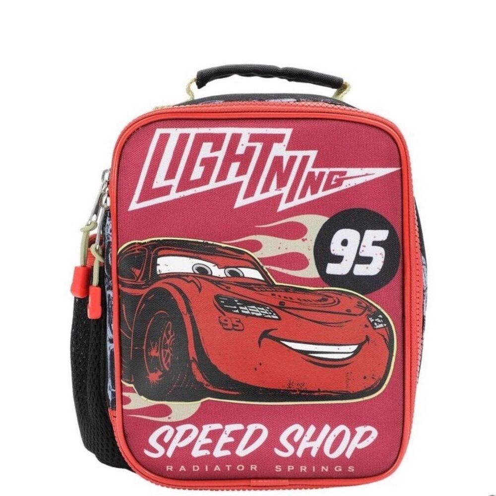 Disney Lightning McQueen Red Lunch Bag